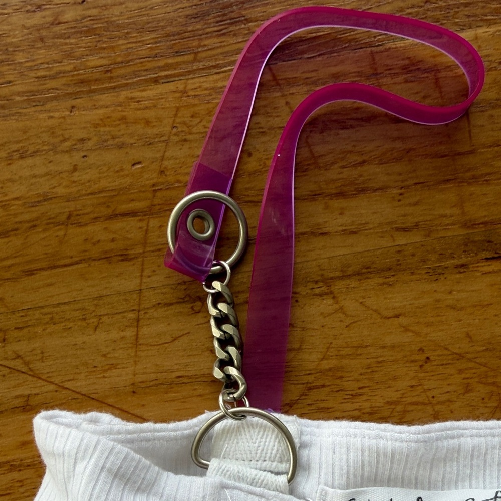 Emma & Sam White Ribbed Tank Top - Picture 3 of 4